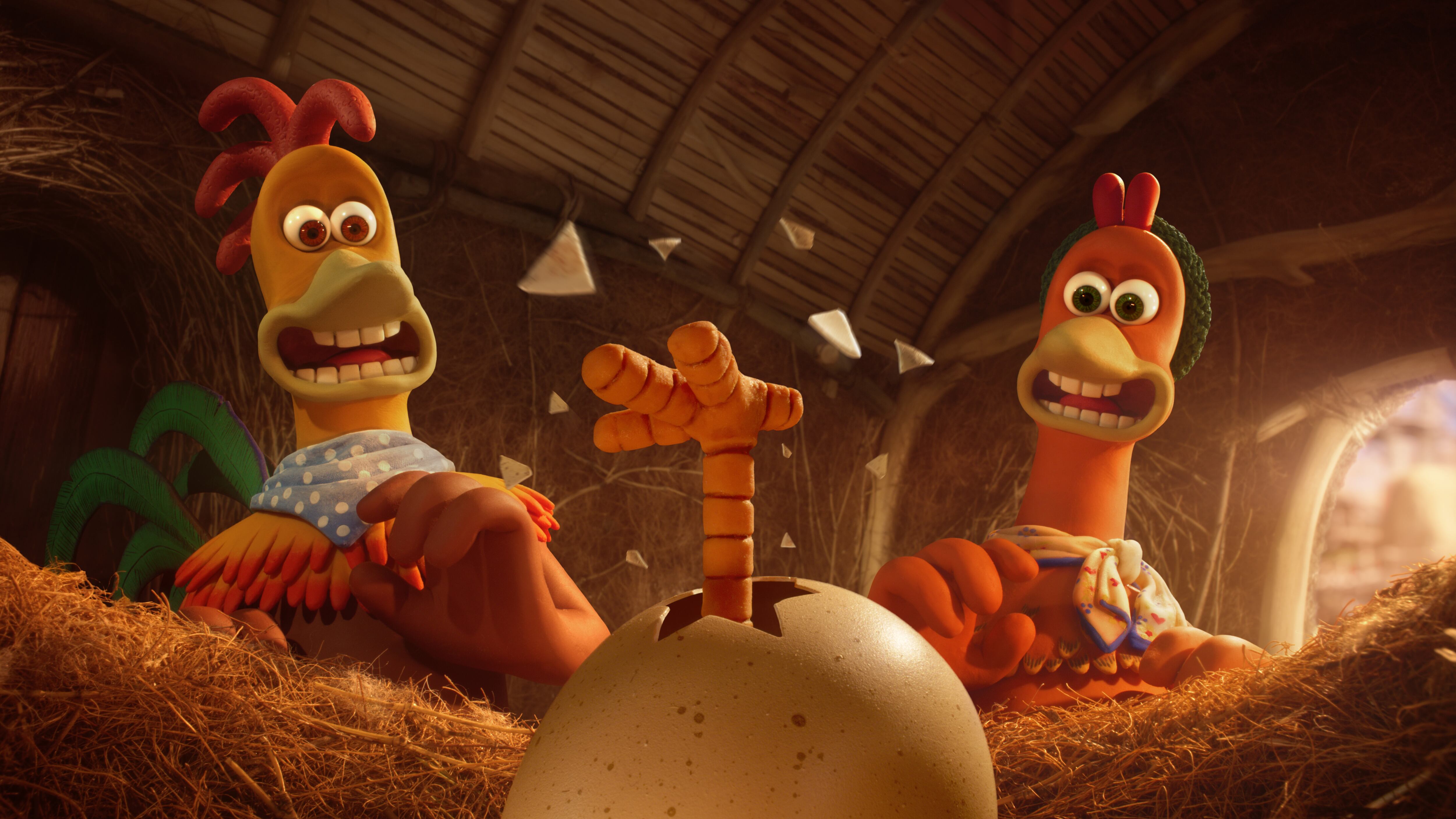 Una escena de la película &#039;Chicken Run: Amanecer de los Nuggets&#039;.