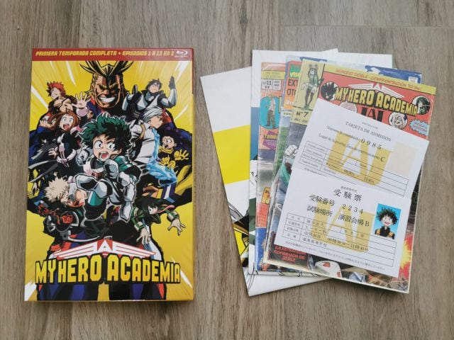 La edición limitada de My Hero Academia en Blu-Ray