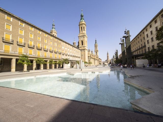 Plaza del Pilar de Zaragoza.