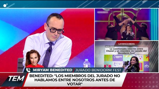 Miryam Benedited entra en directo en el programa de Todo es mentira