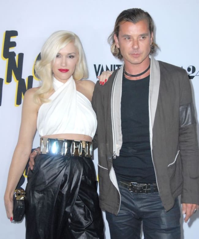 Gwen Stefani y Gavin Rossdale, en el año 2013, en Los Angeles, California. 