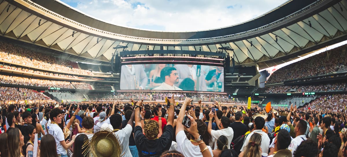 Bad Bunny en el Estadio Metropolitano.