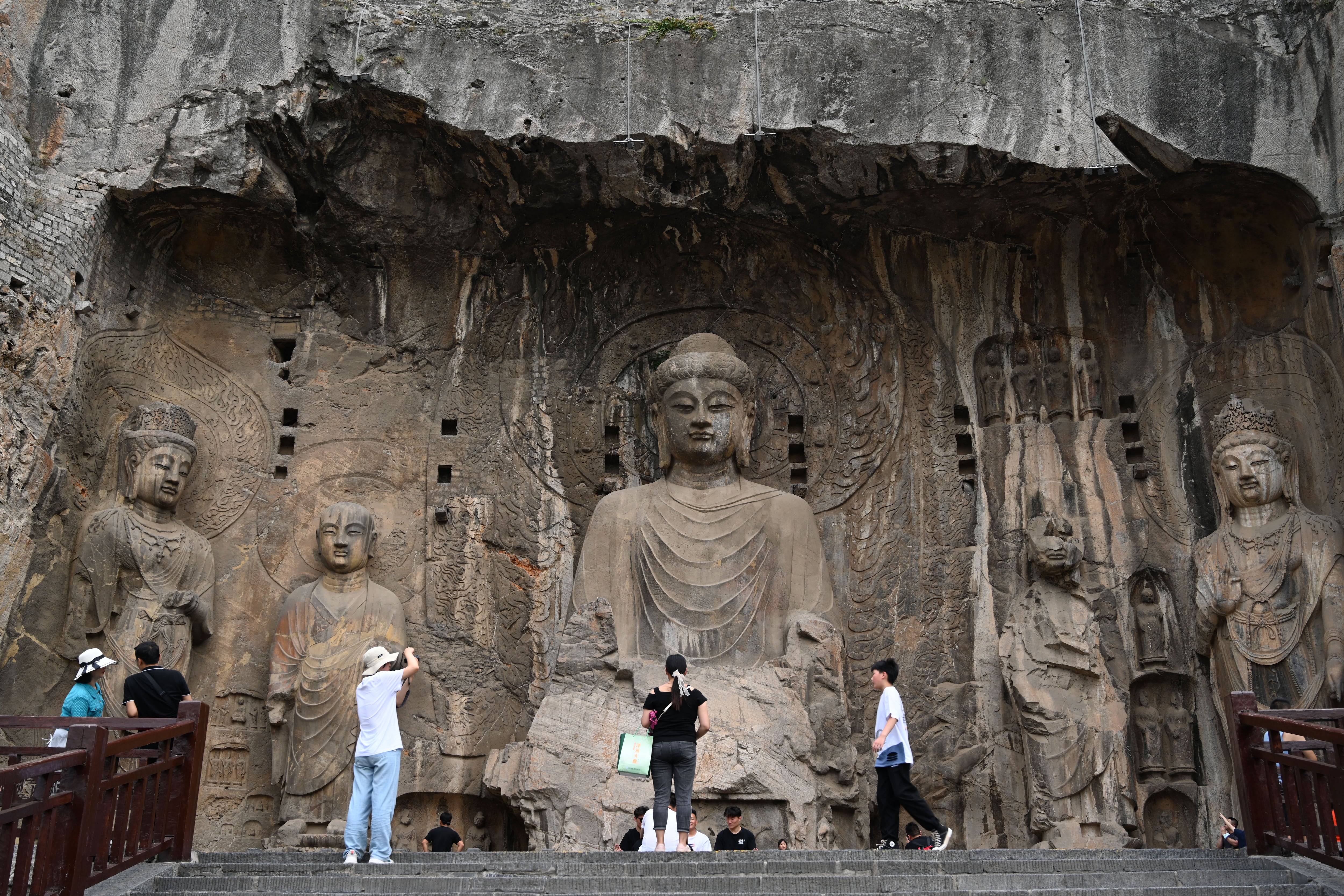 La cabeza del Buda gigante es una reproducción del aspecto de Wu Zetian cuando tenía 48 años.