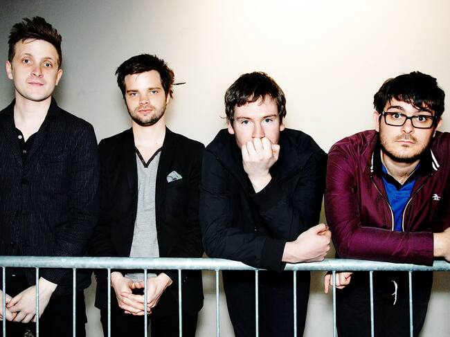 Ross Millard, Dave Hyde, Barry Hyde and David Jaff Craig de la banda The Futureheads en 2008.