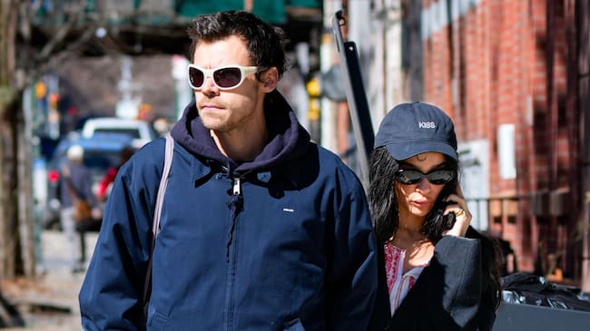 Harry Styles y Zoë Kravitz paseando por las calles de Nueva York el 9 de marzo de 2026.