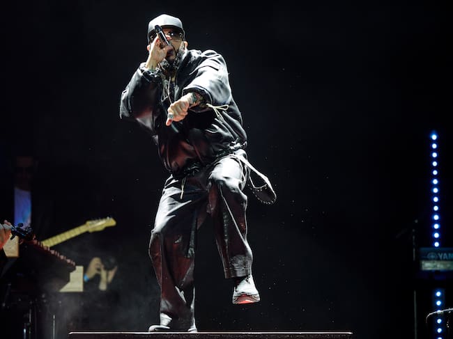 Yandel en concierto en Madrid.