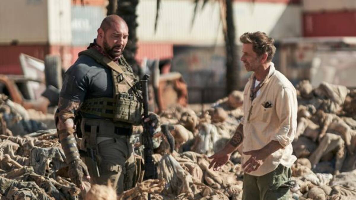 Zack Snyder y Dave Bautista dejan atrás a los superhéroes y experimentan con zombies