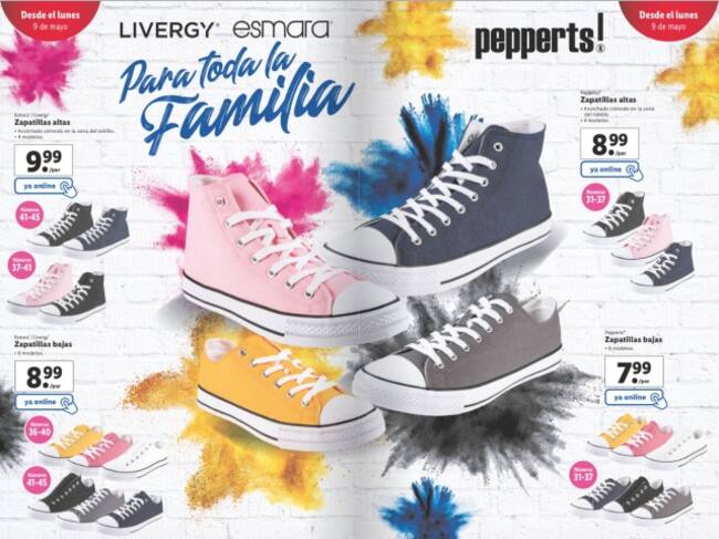 Las nuevas zapatillas de Lidl