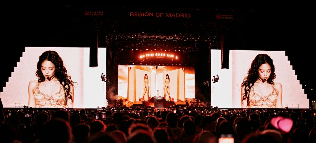 Jennie en el escenario del Mad Cool 2026