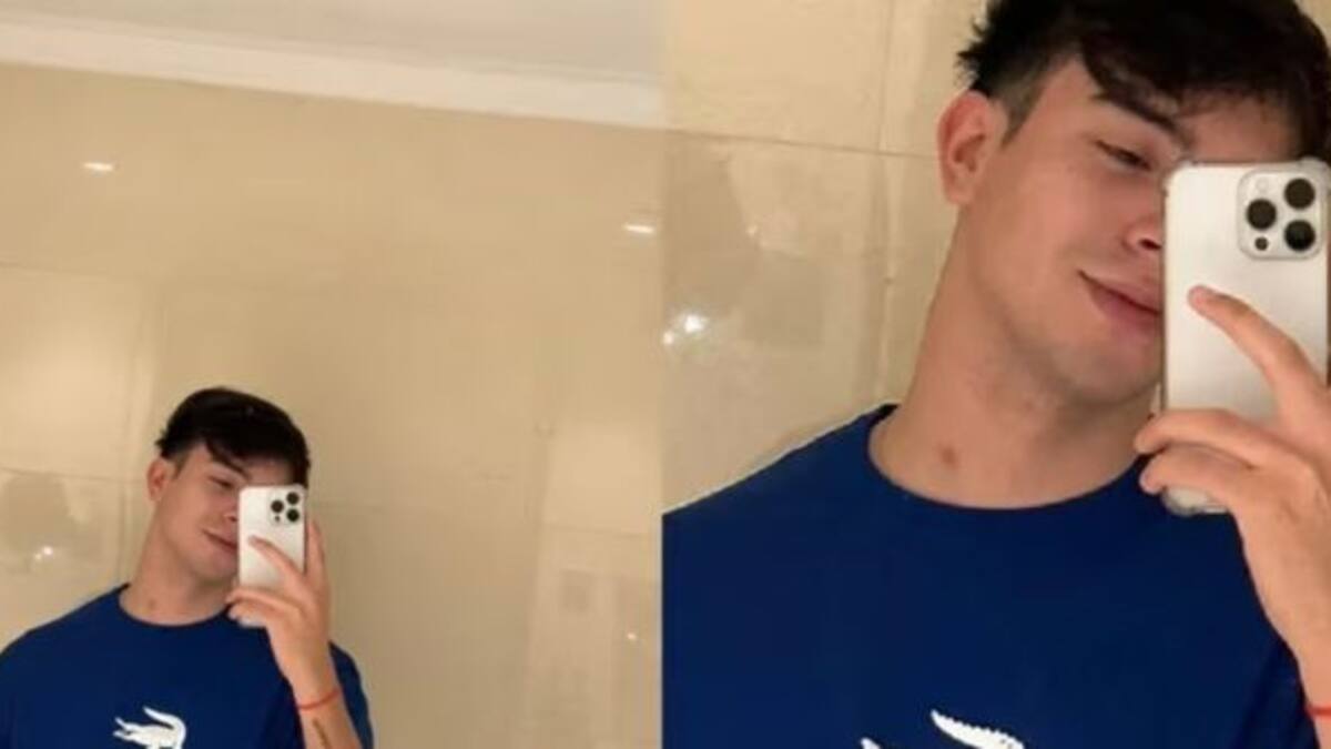 Rusherking aclaró sobre la marca en su cuello: "No es un chupón"