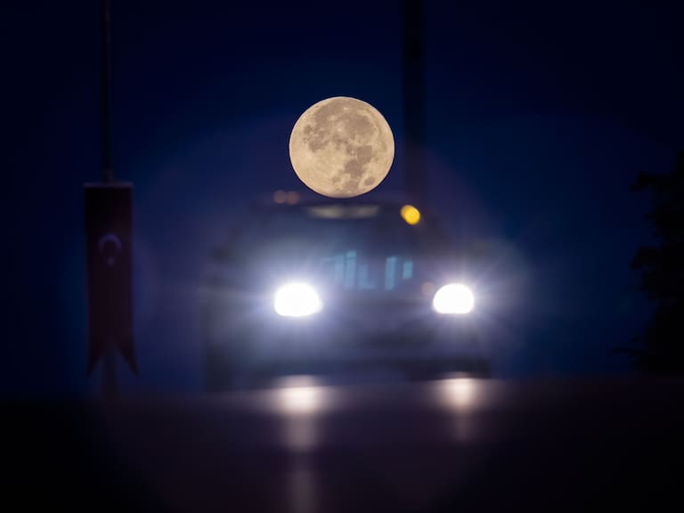 Superluna azul en Turquía.