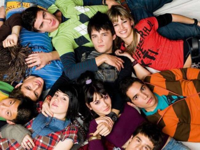 El reparto de 'Física o química' en un cartel promocional.