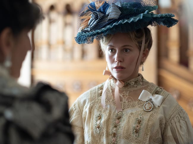 Kimberley Tell en el rodaje de Ena