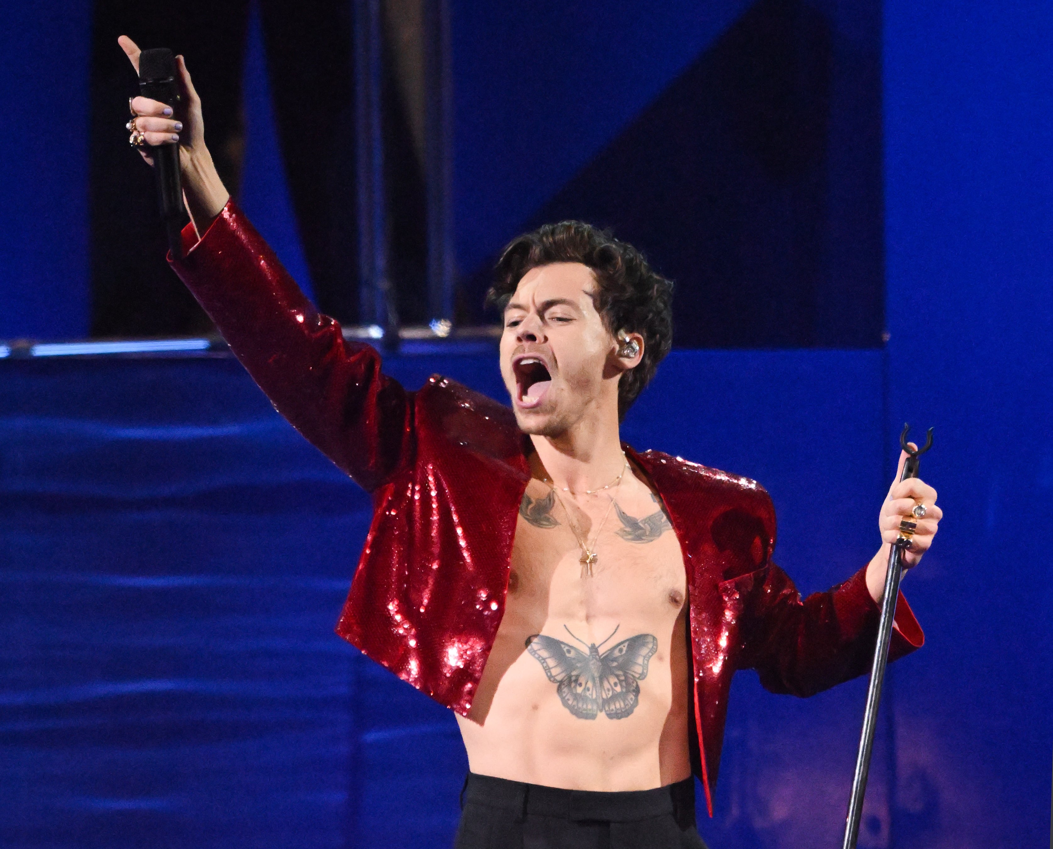 Harry Styles en los BRIT Awards 2023.