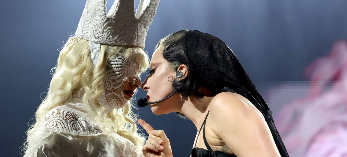 Lady Gaga, en su concierto en California de su The MAYHEM Ball Tour.