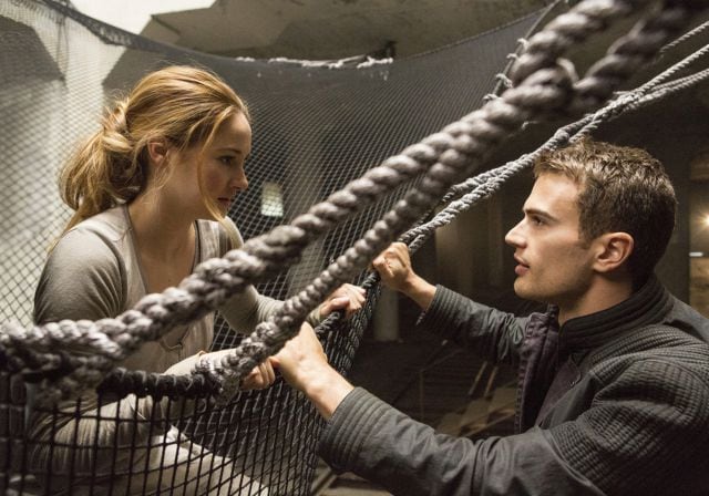 Theo James y Shailene Woodley, pareja en la saga de Divergente.