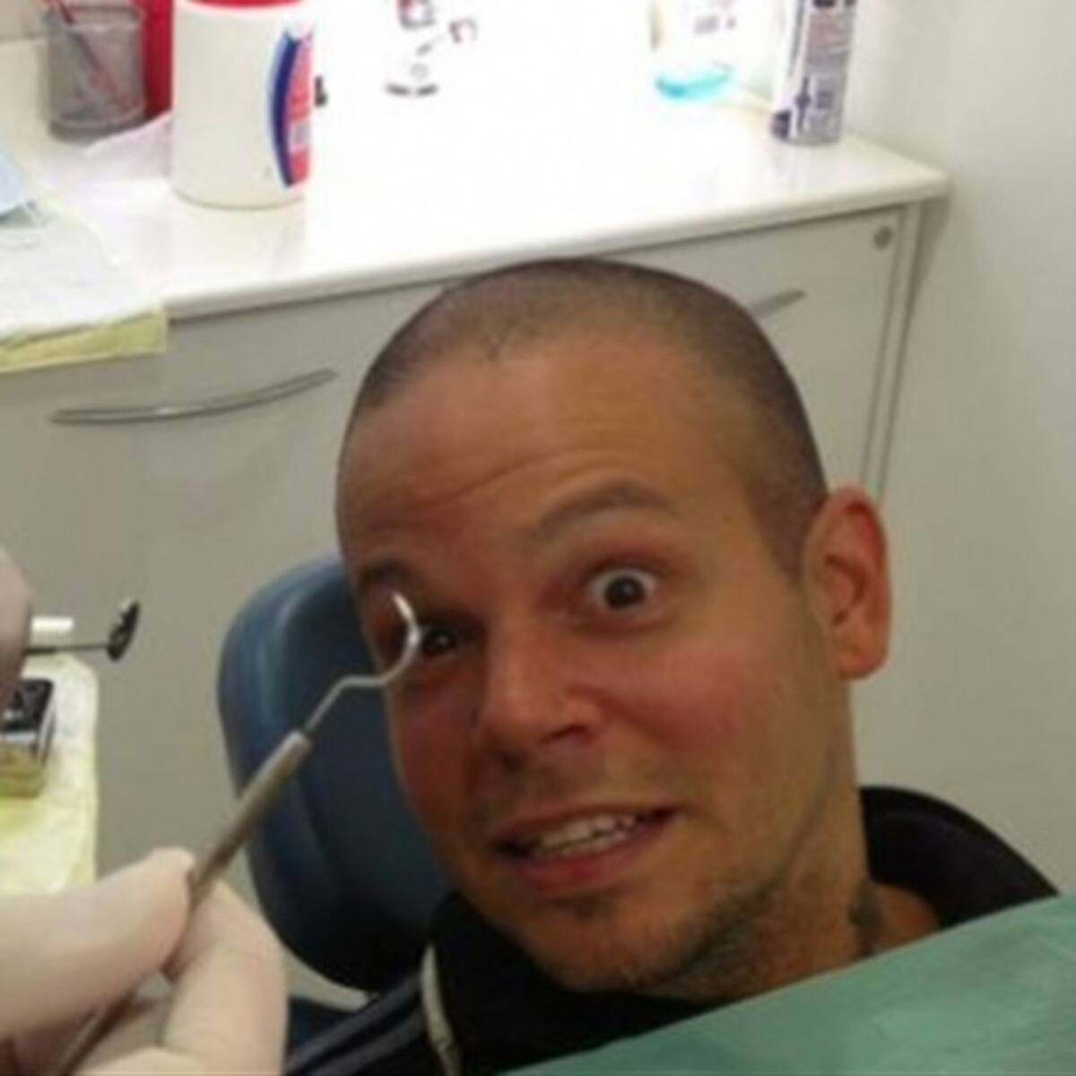René Pérez al dentista