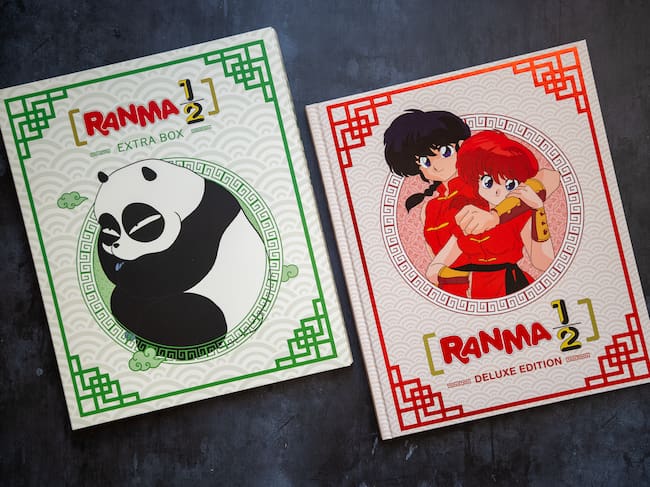 Caja de Extras y Guía de episodios de la Edición Deluxe de Ranma 1/2.