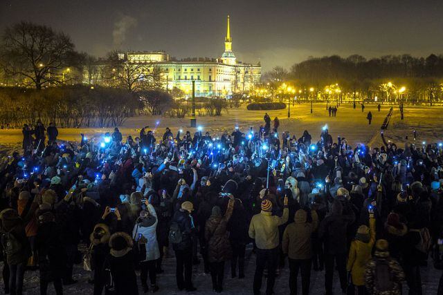 Tributo a Alan Rickman en San Petersburgo el día de su fallecimiento