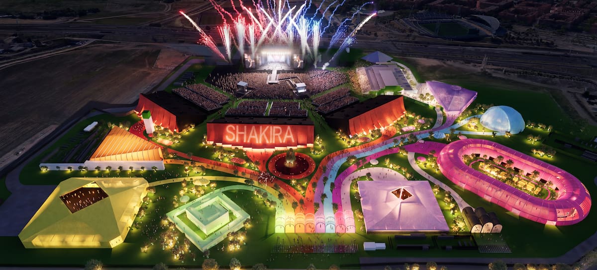 Así es la ciudad efímera de Shakira: el Makondo Park