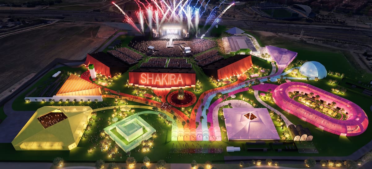 Así es la ciudad efímera de Shakira: el Makondo Park