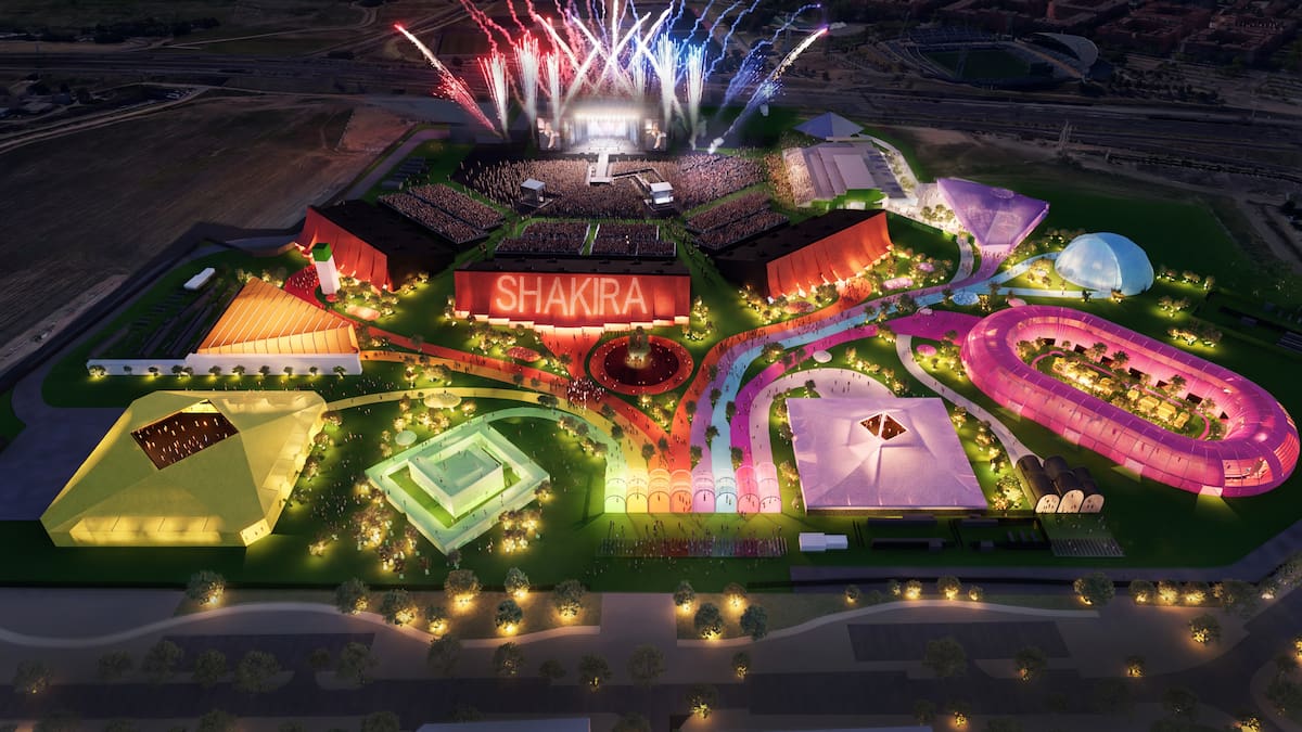 Shakira convertirá Madrid en una ciudad efímera para doce conciertos