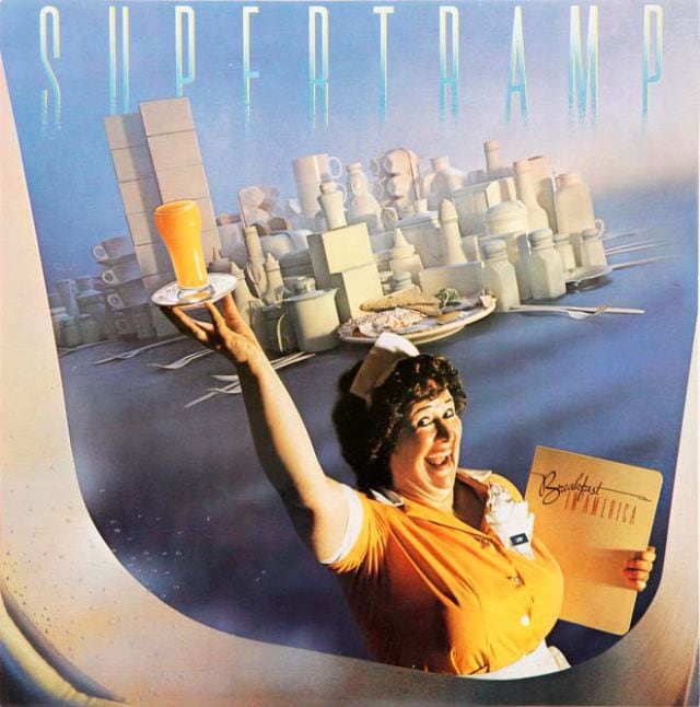 Portada de &#039;Breakfast in America&#039; de Supertramp.