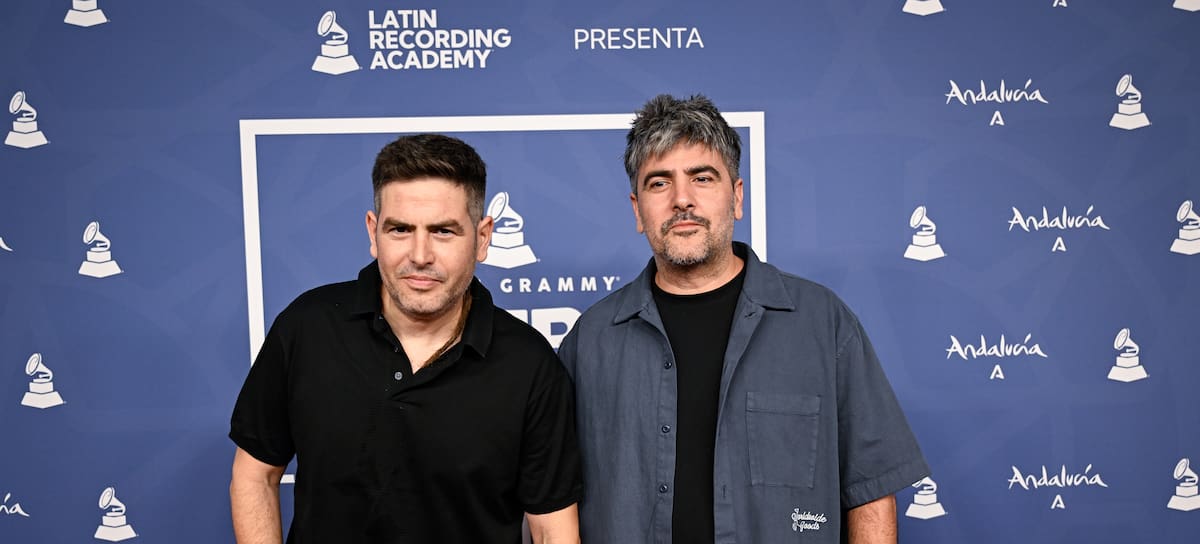 José Muñoz y David Muñoz en el evento 'The Music of Celebrates' organizado por los Latin GRAMMY en septiembre de 2025.