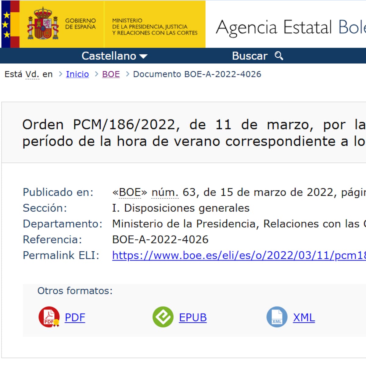 El BOE lo confirma: ¿Será 2026 el último cambio al horario de verano?