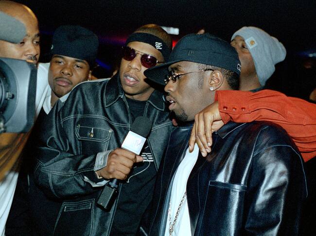 Jay-Z y Puff Daddy en 1998