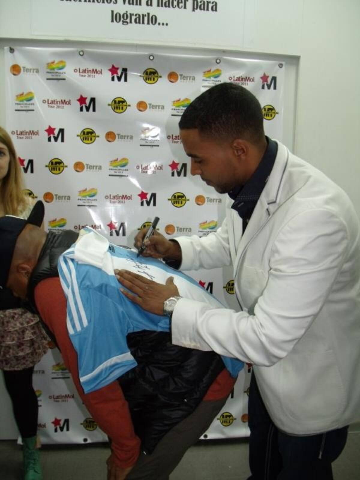 Don Omar - Antes de su Show en Obras, Argentina.
