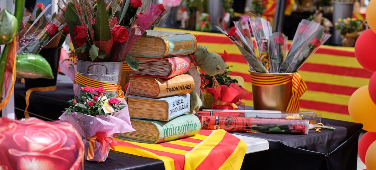 Sant Jordi en Cataluña.