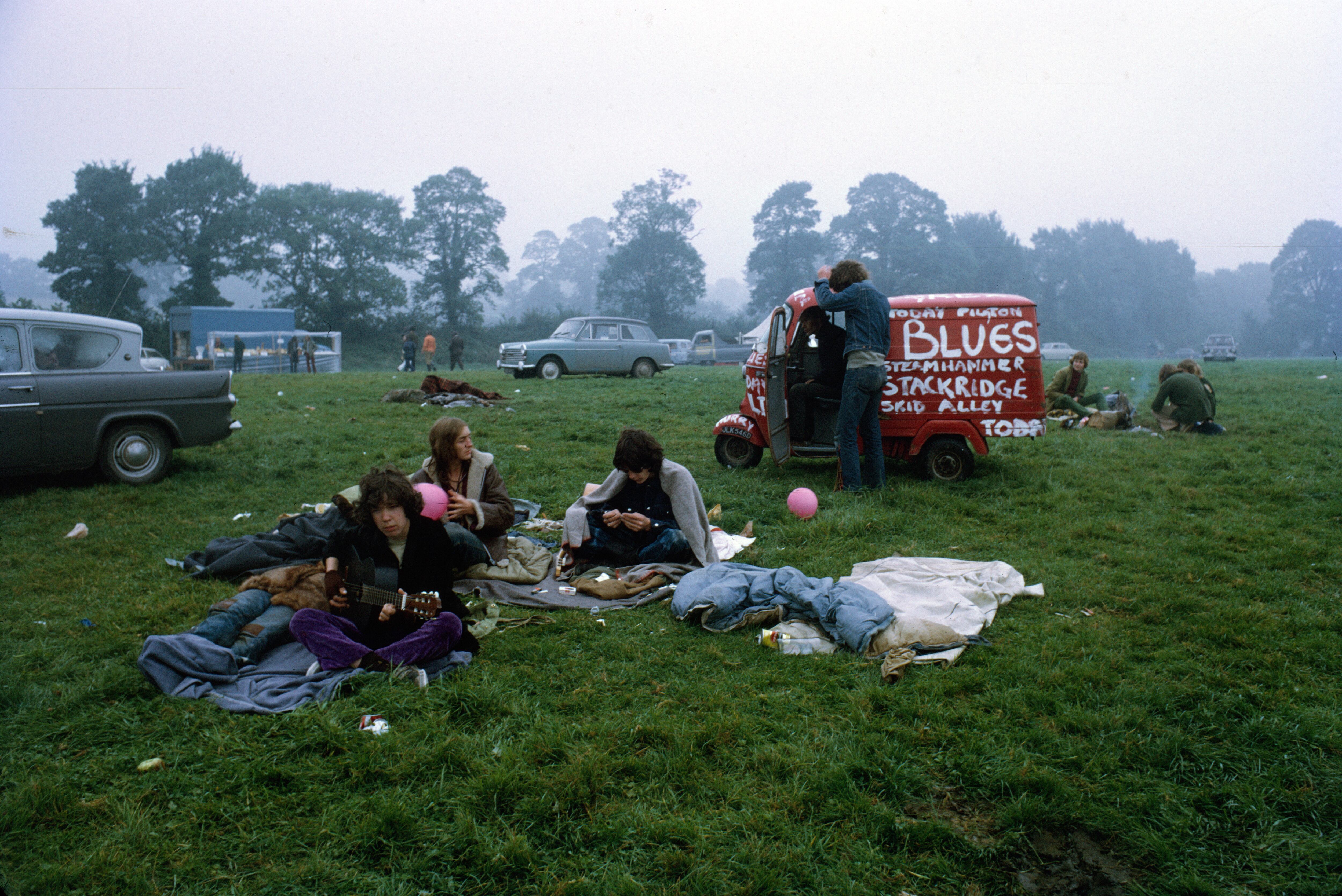 Primera edición de Glastonbury Festival 1970.