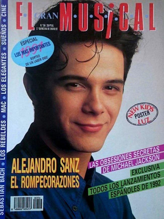 Portada de El Gran Musical con Alejandro Sanz