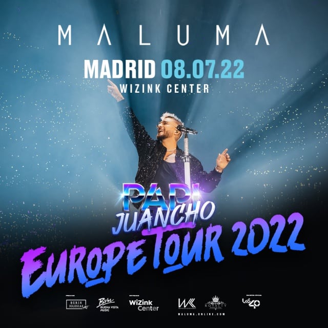 Maluma, ¡en concierto en Madrid el 8 de julio!