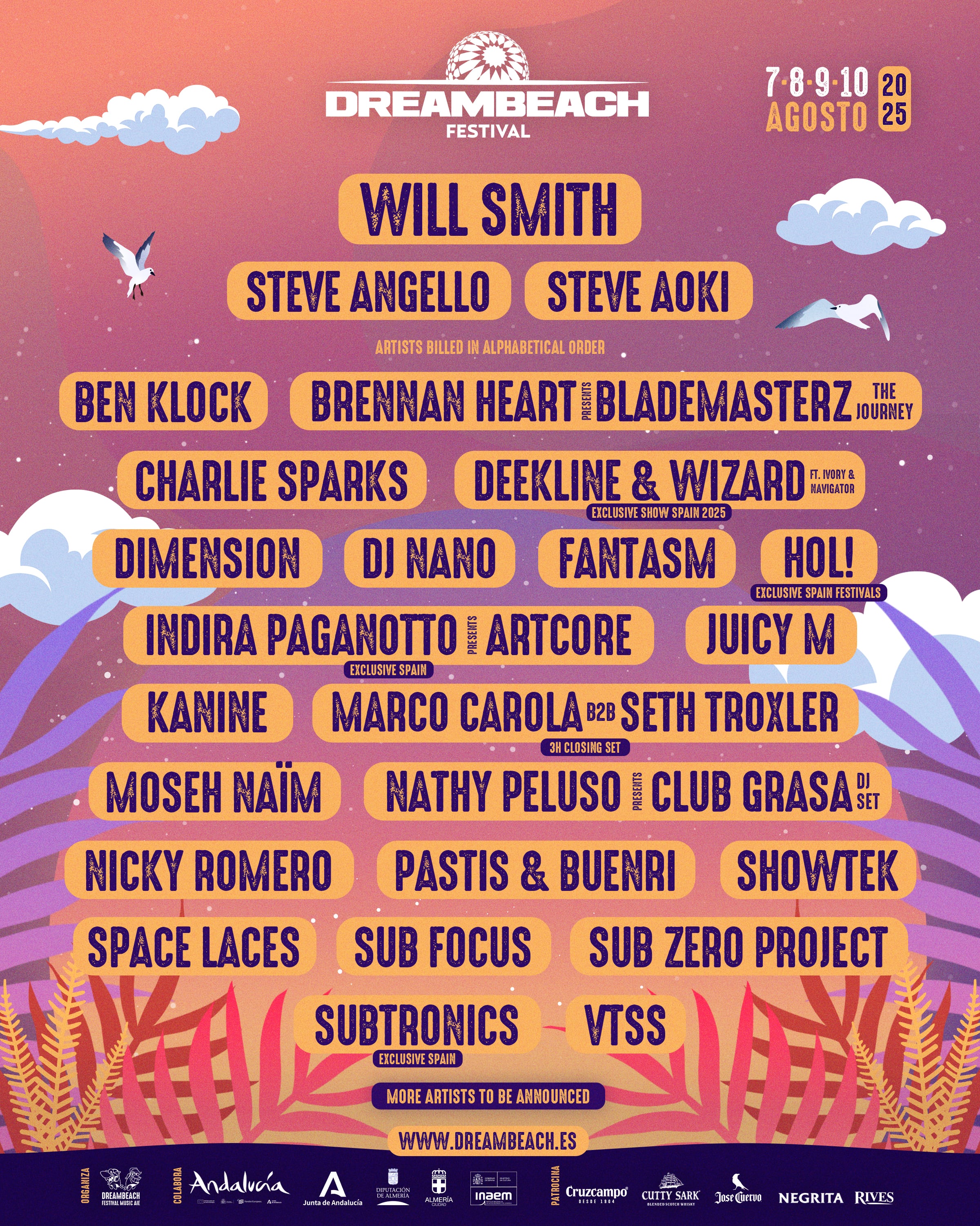 Cartel del festival Dreambeach