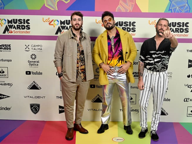 Bombai en la alfombra roja de LOS40 Music Awards Santander 2023 / Foto: Jorge París y Elena Buenavista