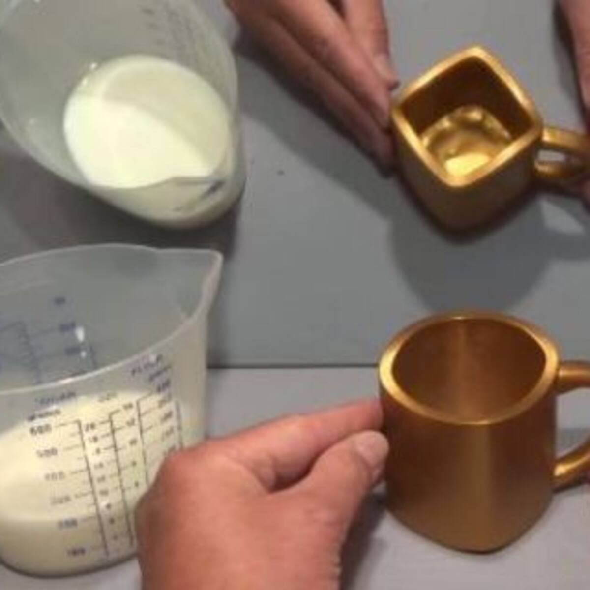 Nueva ilusión óptica: ¿La taza es redonda o cuadrada?