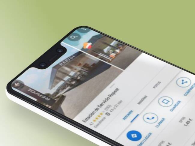 Google Maps ya muestra el precio de la gasolina.