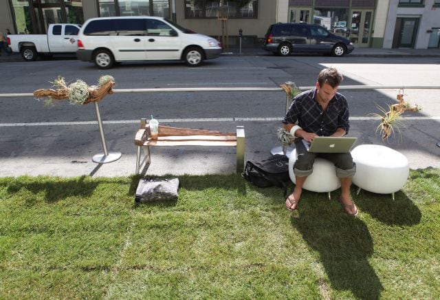 Park(ing) Day en San Francisco.