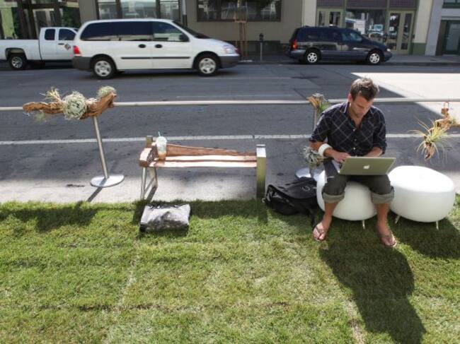 Park(ing) Day en San Francisco.