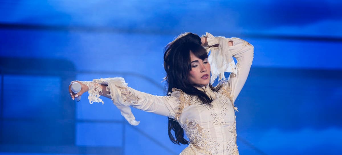 Aitana este 9 de mayo en Roquetas de Mar (Almería), en el primer concierto de 'Cuarto Azul World Tour'.