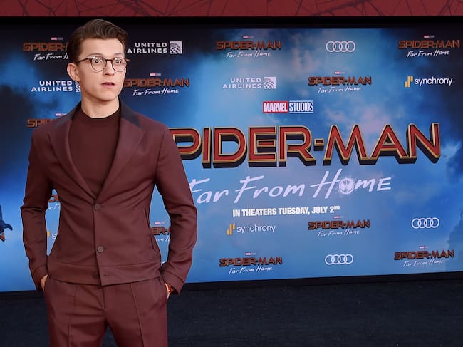 Tom Holland en la premiére en Hollywood de 'Spider-Man: Lejos de casa', en 2019. / Gregg DeGuire/WireImage