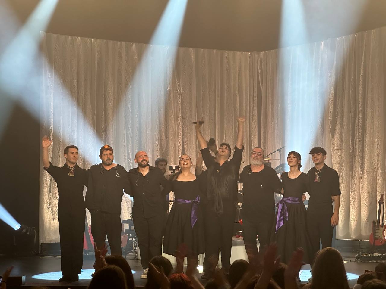 Juanjo Bona en su primer concierto en Madrid. / LOS40