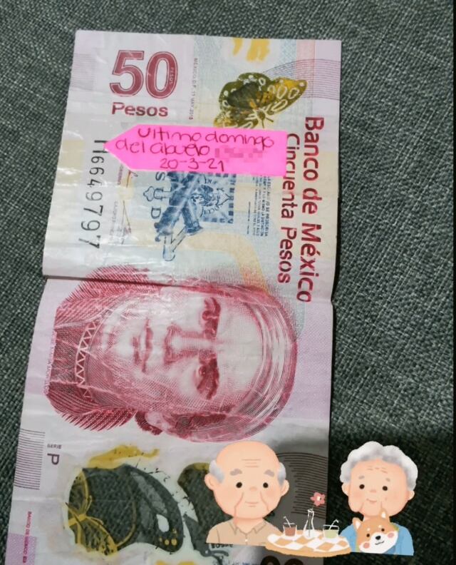 Buscan a dueño de billete del &quot;último domingo&quot; que le dio su abuelo