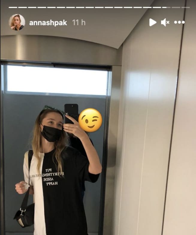 Primera foto de Rix tras salir de la cárcel, su novia Anna Shpak la publicó