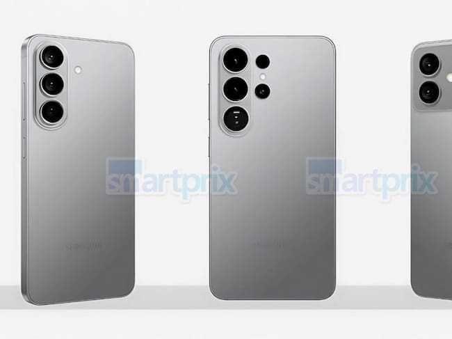 Render de la posible familia Samsung Galaxy S26