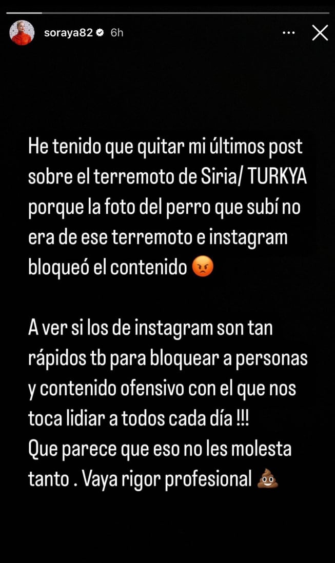 Instagram de Soraya