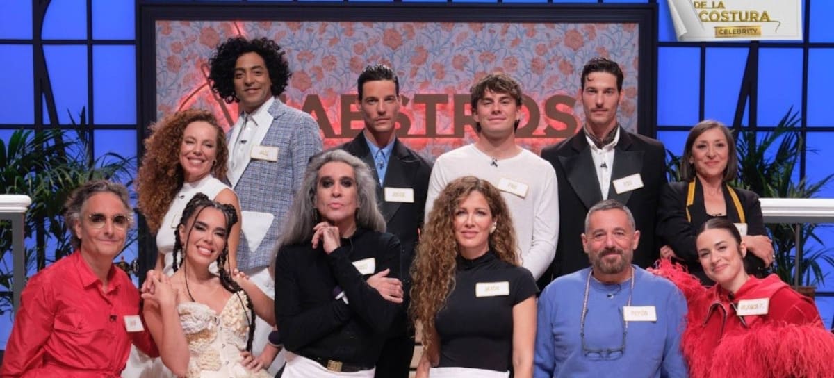 Los 12 concursantes de 'Maestros de la costura celebrity 2' en RTVE