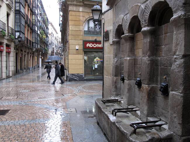 Una calle de Bilbao.